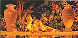 Maxfield Parrish The garden of allah painting